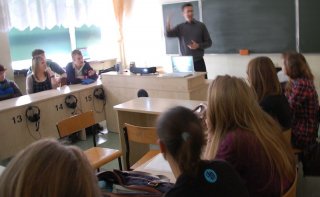 Paul challenging the students