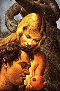 Adam and Eve's temptation Adam and Eve's temptation