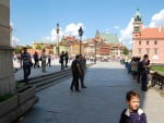 The beginning of our outreach adventure in Warsaw's old town.